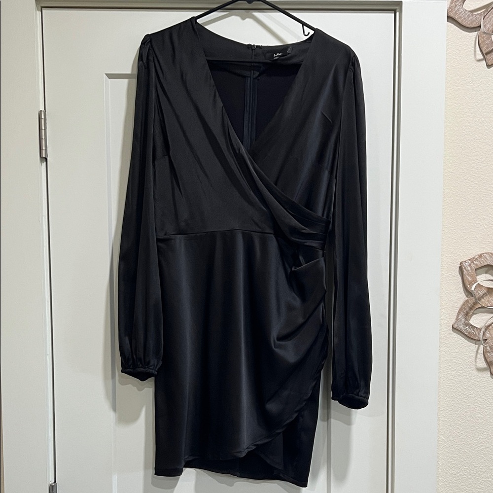 Lulu's Chic Black Long Sleeve Dress